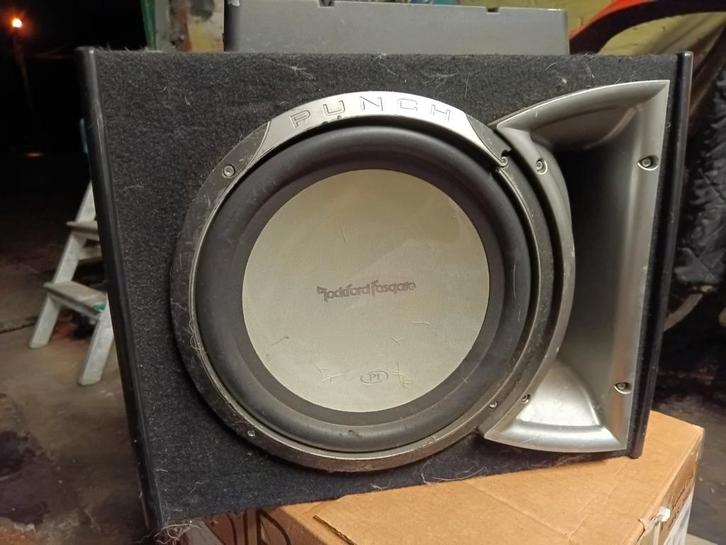 Rockford Fosgate Punch sub + Pioneer versterker, Auto diversen, Autospeakers, Ophalen