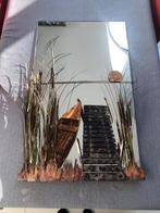 Prachtige vintage spiegel - Daniel D’Haeseleer hand made, Ophalen, Zo goed als nieuw