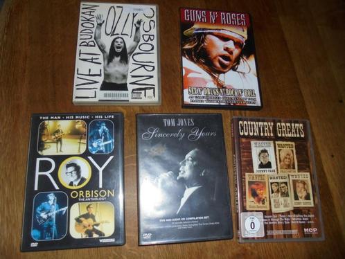 dvd guns n roses ozzy osbourne roy orbison tom jones country, Cd's en Dvd's, Dvd's | Muziek en Concerten, Zo goed als nieuw, Muziek en Concerten