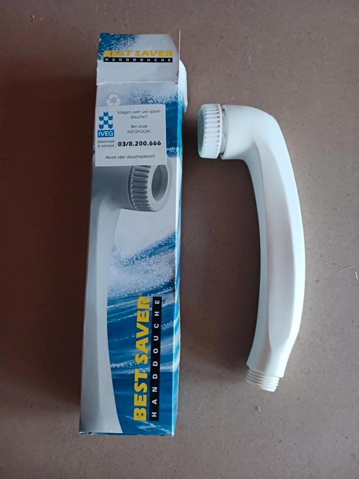 Waterbesparende handdouche, Doe-het-zelf en Bouw, Sanitair, Zo goed als nieuw, Koper, Ophalen of Verzenden