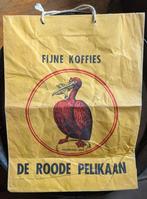 sachet café Pélican Rouge vintage 2, Ophalen of Verzenden, Gebruikt