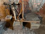 Authentieke bascule, Ophalen, Gebruikt, Vloerweegschaal, 100 tot 200 kg