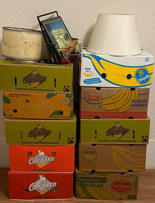 Flea Market-kavel + slechts 10 volle bananenkistjes prijs50€, Diversen, Rommelmarktspullen, Zo goed als nieuw, Ophalen of Verzenden