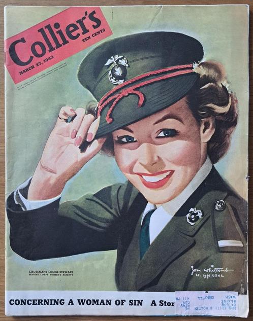 Collier's Magazine 1943, Collections, Objets militaires | Seconde Guerre mondiale, Marine, Enlèvement ou Envoi