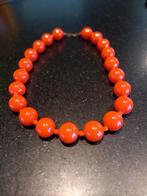 ketting rood, Handtassen en Accessoires, Antieke sieraden, Ophalen of Verzenden, Ketting