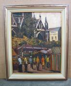 Jacob DE VRIES, markt op de Zavel in Brussel, Ophalen of Verzenden