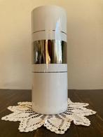 Witte vaas - 30 cm, Ophalen, Wit, Aardewerk of Porselein, Zo goed als nieuw
