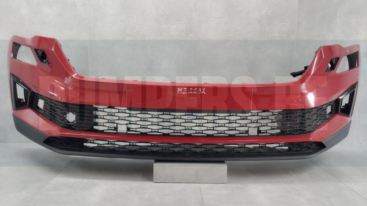 Bumper Skoda Karoq 57A Facelift 21-57A807221 Voorbumper MZ22, Auto-onderdelen, Carrosserie, Bumper, Voor, Gebruikt, 6 maanden garantie