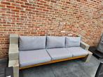 Houten tuinbank met outdoor kussens NIEUW EN ONGEBRUIKT!, Tuin en Terras, Tuinbanken, Ophalen, Nieuw, Hout