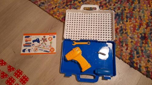 Creatieve bouwset met boormachine, Kinderen en Baby's, Speelgoed | Educatief en Creatief, Gebruikt, Bouwen, Ophalen of Verzenden