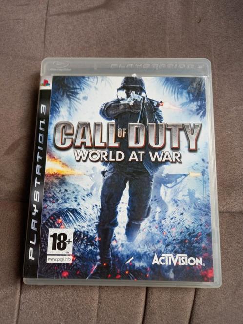 Call of Duty World at War sur PS3, Consoles de jeu & Jeux vidéo, Jeux | Sony PlayStation 3, Utilisé, Shooter, 3 joueurs ou plus