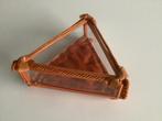 brocante driehoekige Franse vitrinedoos, Ophalen of Verzenden