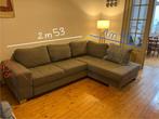 Omvormbare hoekbank 2m53 x 1m85, Huis en Inrichting, Ophalen, 250 tot 300 cm, Metaal, Hoekbank