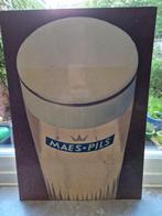 Set van 2 reclameborden voor Maes Pils-bier, Verzamelen, Merken en Reclamevoorwerpen, Ophalen, Gebruikt, Reclamebord