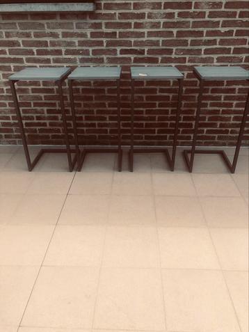 Plantentafel, bijzettafel, statafel 35x45x75 beschikbaar voor biedingen