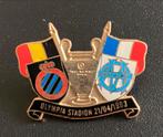 PIN CLUB BRUGES OM l'Olympique de Marseille 1993, Comme neuf, Sport, Enlèvement ou Envoi, Insigne ou Pin's