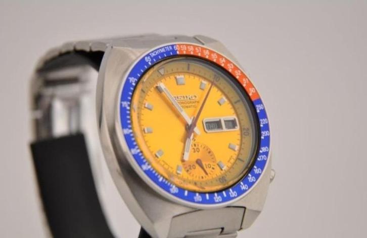 Seiko Pepsi Pogue, Handtassen en Accessoires, Horloges | Heren, Zo goed als nieuw, Polshorloge, Seiko, Staal, Staal, Ophalen of Verzenden