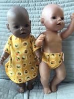 Babyborn: koopje 14: Nieuw geel gebloemd jurkje met p, Ophalen of Verzenden, Nieuw, Babypop