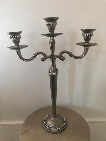 Kandelaar • vintage • decoratie • kaars beschikbaar voor biedingen