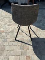 Stoelen donker grijs stof, Huis en Inrichting, Stoelen, Ophalen, Grijs, Stof