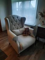 Très beau fauteuil avec pouf assorti. Comme neuf, Comme neuf, Enlèvement