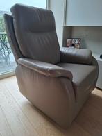 leder zetels, Huis en Inrichting, Ophalen, Zie foto, Driepersoons, Zo goed als nieuw