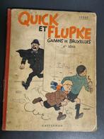 Quick et Flupke gamins de Bruxelles 4 eme série - A1 - 1937, Boeken, Gelezen, Eén stripboek, Ophalen of Verzenden, Hergé