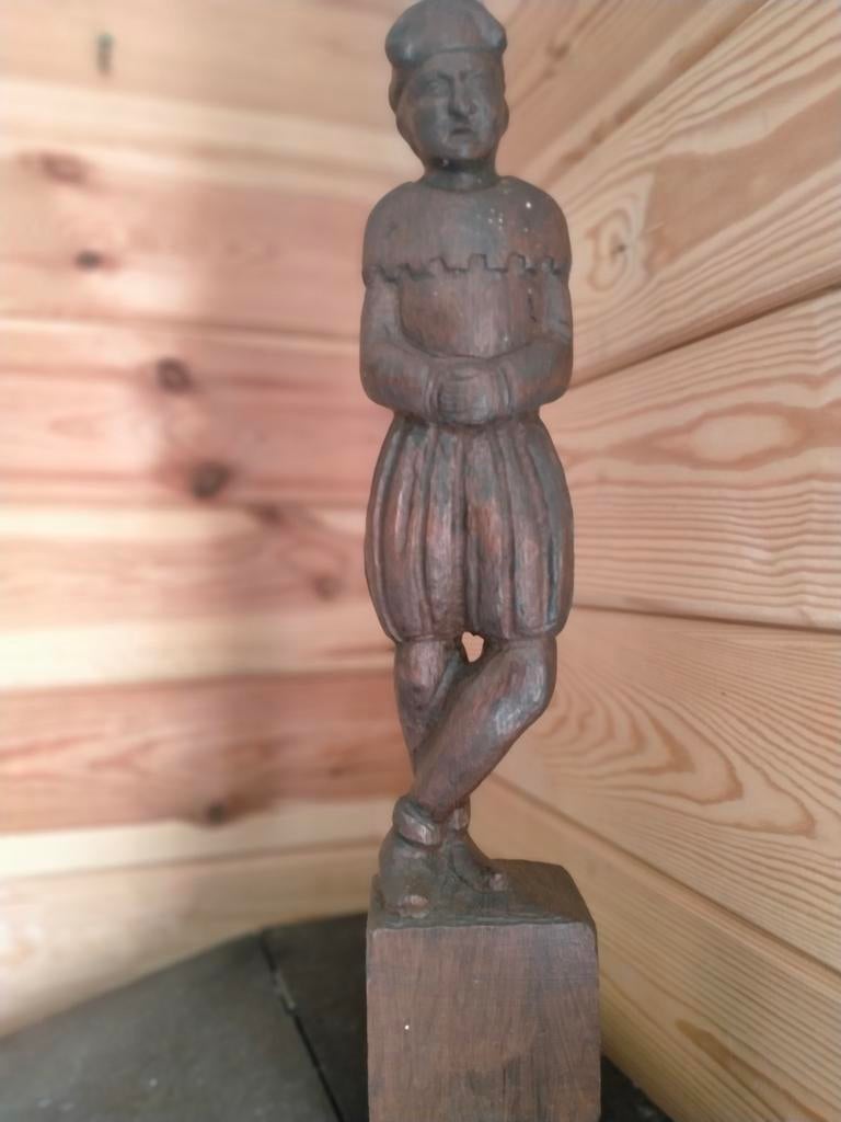 Houten beeld, Enlèvement ou Envoi