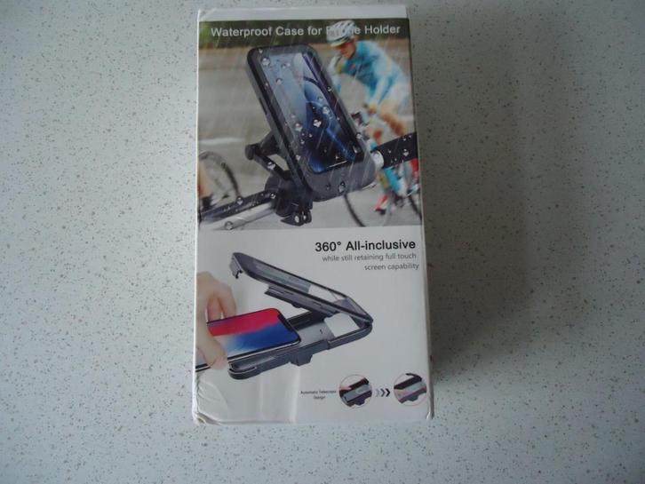 Nieuwe Waterdichte Case voor GSM houder voor fiets of motor., Telecommunicatie, Telefoonhouders, Nieuw, Motor, Ophalen of Verzenden