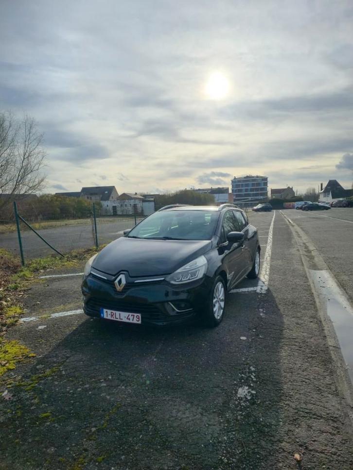 Renault Clio Grandtour 2017 – Slechts 34.000 km – Zwart, Autos, Renault, Particulier, Clio, ABS, Airbags, Air conditionné, Bluetooth