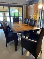 Hele set + 6 stoelen, Ophalen, Zo goed als nieuw