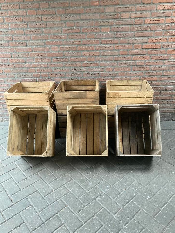 Partij fruitkisten,, aankoop hele partij 5,50 per stuk ,, Huis en Inrichting, Woonaccessoires | Kisten, Gebruikt, Ophalen