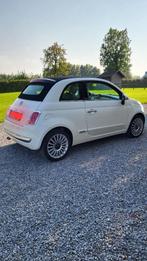 Fiat 500 diesel cabriolet, Auto's, Euro 5, Cabriolet, Wit, Grijs