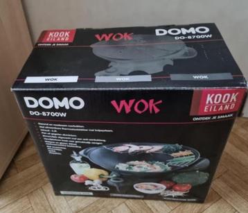Domo elektrische wok, Electroménager, Enlèvement ou Envoi, Neuf