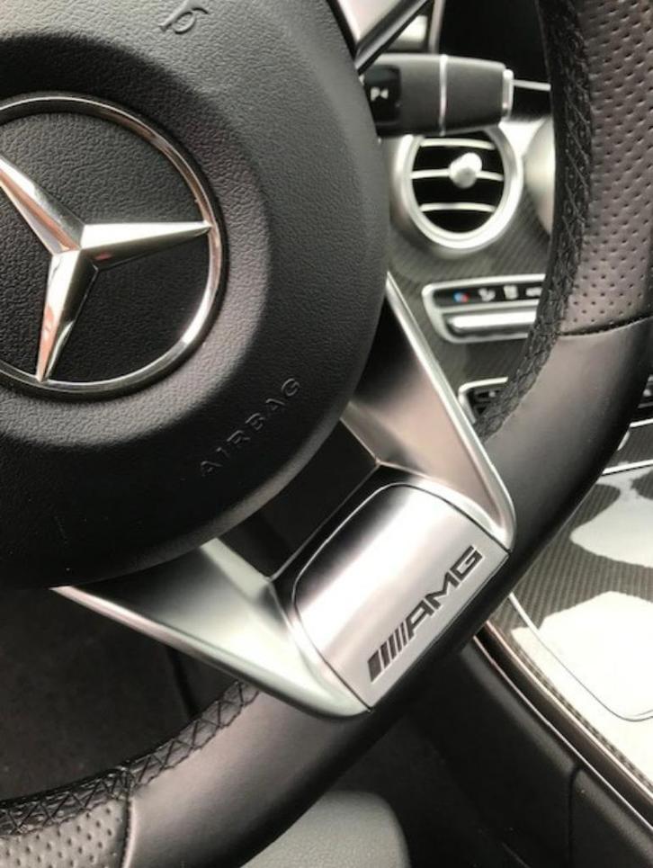 Mercedes Amg stuur embleem stuur logo C-klasse w205 E-klasse, Auto-onderdelen, Besturing, Mercedes-Benz, Nieuw, Ophalen of Verzenden