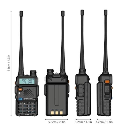 BAOFENG UV-5R 8W Walkie Talkie Interphone VHF UHF Dual Band, Telecommunicatie, Portofoons en Walkie-talkies, Nieuw, Portofoon of Walkie-talkie