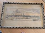 Oud gezicht op Brugge - Johann Peeters - 1638, Antiek en Kunst, Ophalen
