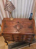 Prachtige antieke fauteuil in Louis XV-stijl, in massief hou, Ophalen, Zo goed als nieuw