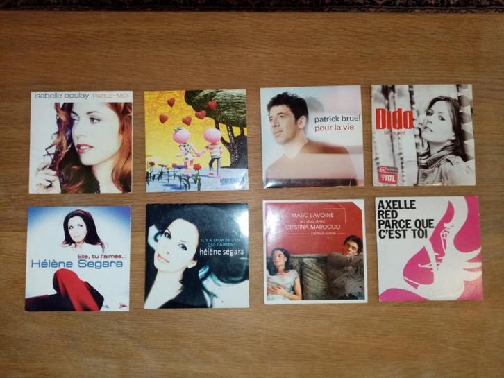 Lot de 8 CD Singles divers., Cd's en Dvd's, Cd Singles, Zo goed als nieuw, Overige genres, 6 singles of meer, Ophalen of Verzenden
