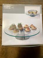 Plateau tournant Casa en verre, Maison & Meubles, Enlèvement, Neuf, Rond, Autres matériaux