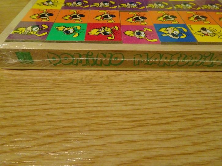 Vilac 28 houten dominospel - Marsupilami - Cadeau-idee!, Verzamelen, Stripfiguren, Nieuw, Boek of Spel, Guust of Robbedoes, Ophalen of Verzenden