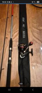 Canne à lancer 210 10/30 grammes avec moulinet neuve, Enlèvement, Moulinet