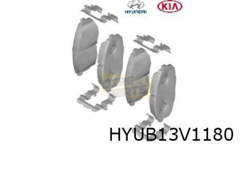 Hyundai Kona (11/17-2/21) remblokset voor (17" velgen) Origi, Autos : Pièces & Accessoires, Freins & Transmission, Hyundai, Neuf