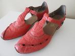 RIEKER comfortschoenen - mt 41, Kleding | Dames, Schoenen, Schoenen met lage hakken, Ophalen of Verzenden, Gedragen, Rood