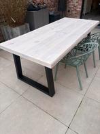 Mooie binnen of buiten tafel Pine White, Antiek en Kunst, Antiek | Meubels | Tafels, Ophalen of Verzenden