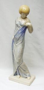 Statue Art Déco (59 cm) - Favin - Édition KAZA., Enlèvement ou Envoi