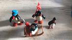 Pingu 4 Bully figuurtjes, Collections, Jouets miniatures, Comme neuf, Enlèvement