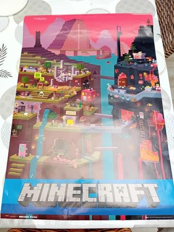 Posters : minecraft, delacre, spirou, lilo et stitch, ...... disponible aux enchères