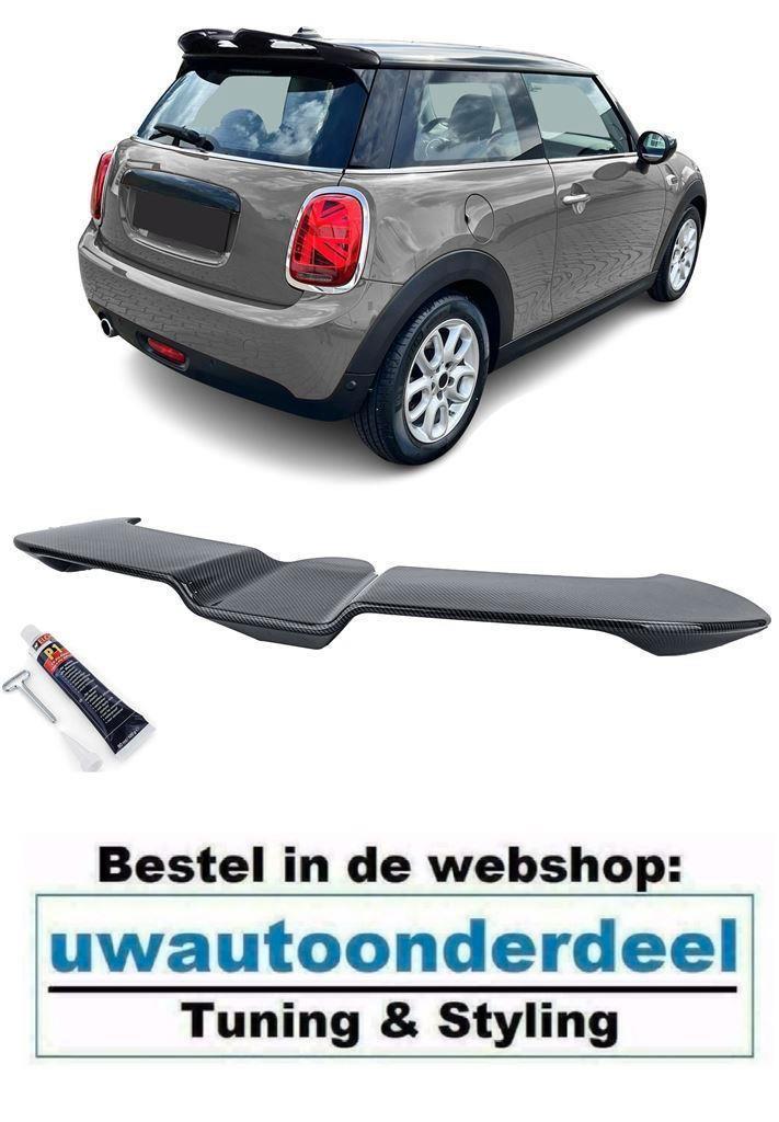Dakspoiler Dak Spoiler Carbon Look Voor Mini One Cooper F55, Auto diversen, Tuning en Styling, Verzenden