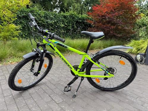 Rockrider ST 500 kinderfiets — 24 inch (9-12 jaar) — geel, Fietsen en Brommers, Fietsen | Mountainbikes en ATB, Zo goed als nieuw